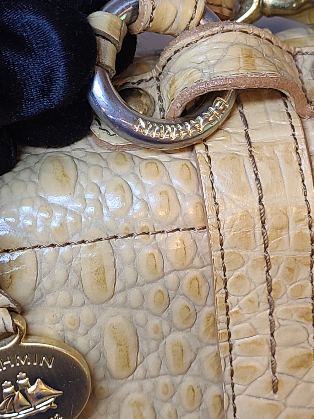 Brahmin Vintage Selia Melbourne Satchel Shoulder Bag Guc With COA - Picture 5 of 16